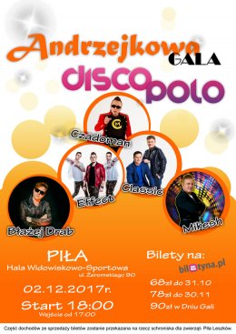 Andrzejkowa Gala Disco Polo - Bilety na koncert