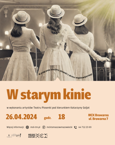 Teatr Piosenki "W starym kinie" - koncert