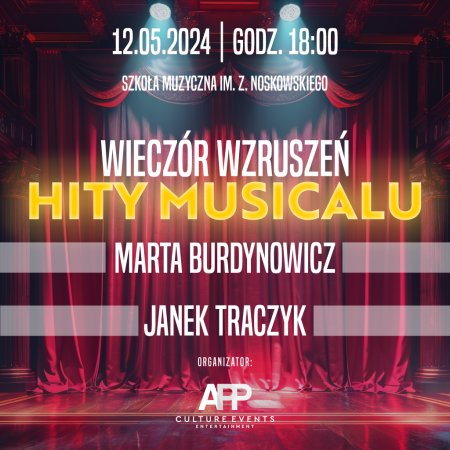 Hity Musicalu - Marta Burdynowicz i Janek Traczyk - koncert