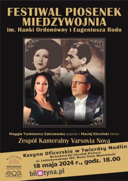 Festiwal Piosenek Międzywojnia im. Hanki Ordonówny i Eugeniusza Bodo - koncert