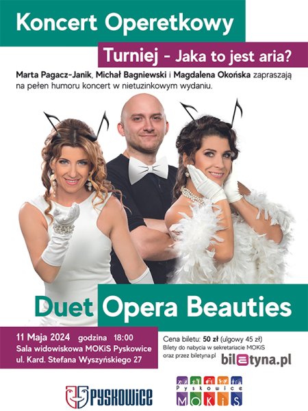 Koncert Operetkowy „Turniej - Jaka to jest aria?” - koncert