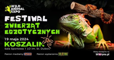 Wild Animal Expo - Festiwal Zwierząt Egzotycznych Koszalin 19-05-2024 - targi