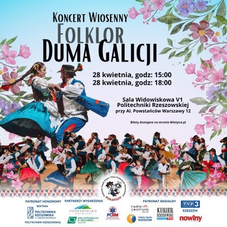 Koncert Wiosenny SZPiT PRz "POŁONINY" - Folklor Duma Galicji - koncert