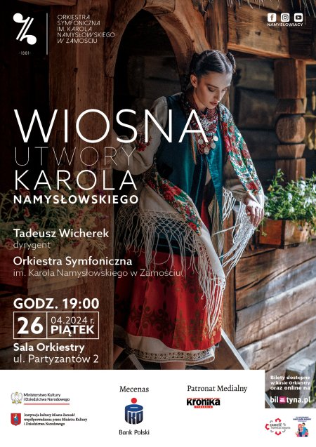 Koncert symfoniczny "Wiosna" - Utwory Karola Namysłowskiego - koncert