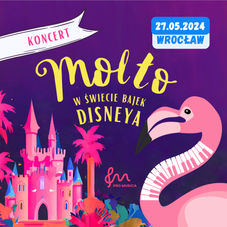 Flaming Molto w Muzykolandii - Molto w świecie bajek Disneya - dla dzieci