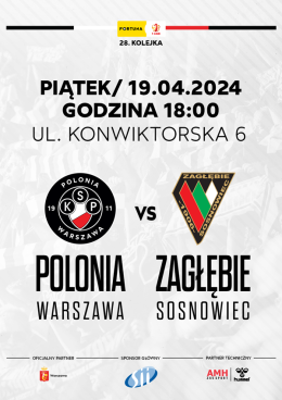 Mecz piłkarski Polonia Warszawa – Zagłębie Sosnowiec - sport