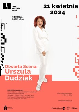 Otwarta Scena: Urszula Dudziak - koncert charytatywny na rzecz podopiecznych Fundacji Forani. - koncert