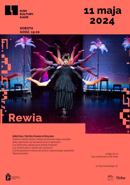 Rewia - spektakl teatru Pijana Sypialnia w DK KADR - spektakl
