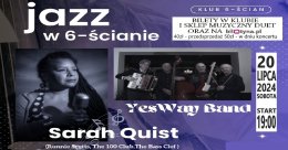 Jazz w Sześcianie - Sarah Quist & YesWay Band - koncert