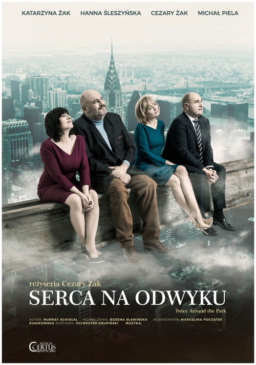 Plakat Serca na odwyku - Cezary Żak, Katarzyna Żak, Hanna Śleszyńska, Michał Piela 111892