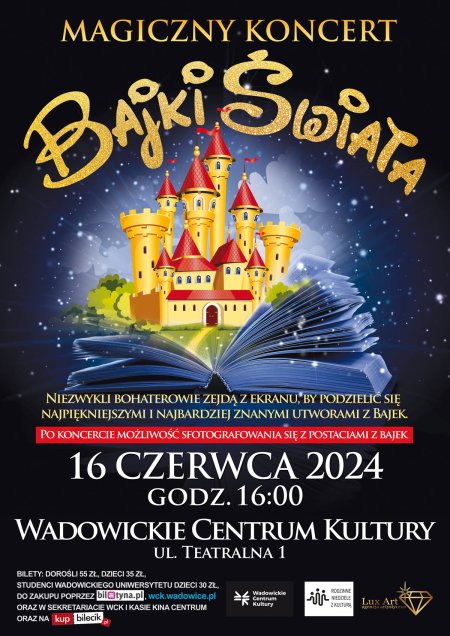 Rodzinna Niedziela z Kulturą "Koncert Bajki Świata" - koncert