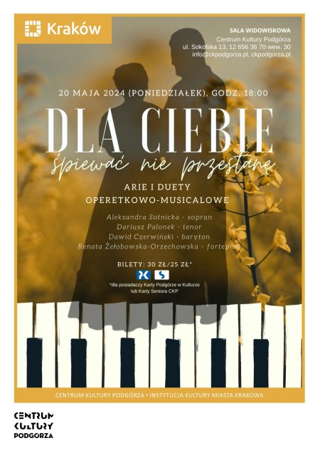 Koncert „Dla Ciebie śpiewać nie przestanę” - koncert