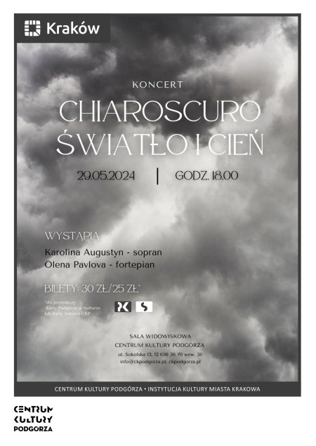 Koncert „Chiaroscuro. Światło i cień” - koncert