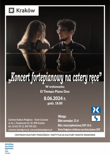 8.06.2024 - Koncert fortepianowy na cztery ręce, Dwór Czeczów - koncert