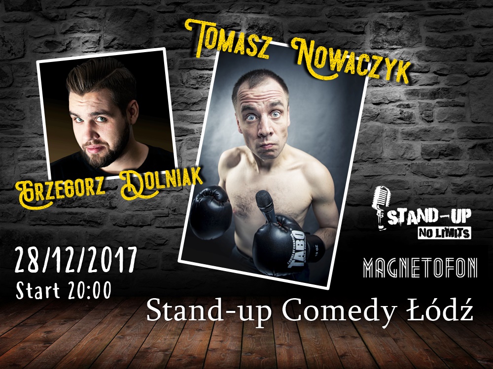 Standup Comedy Łódź Grzegorz Dolniak & Tomasz Nowaczyk Bilety