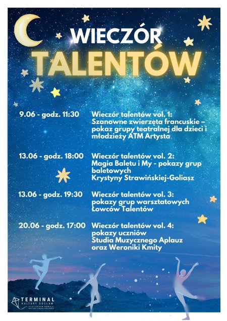 Wieczór talentów vol. 3: pokazy grup warsztatowych studia musicalowego dla dorosłych Łowcy Talentów - koncert