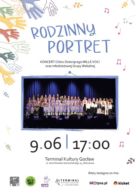 Koncert Chóru Dziecięcego MILLE VOCI i młodzieżowej Grupy Wokalnej: Rodzinny portret - koncert