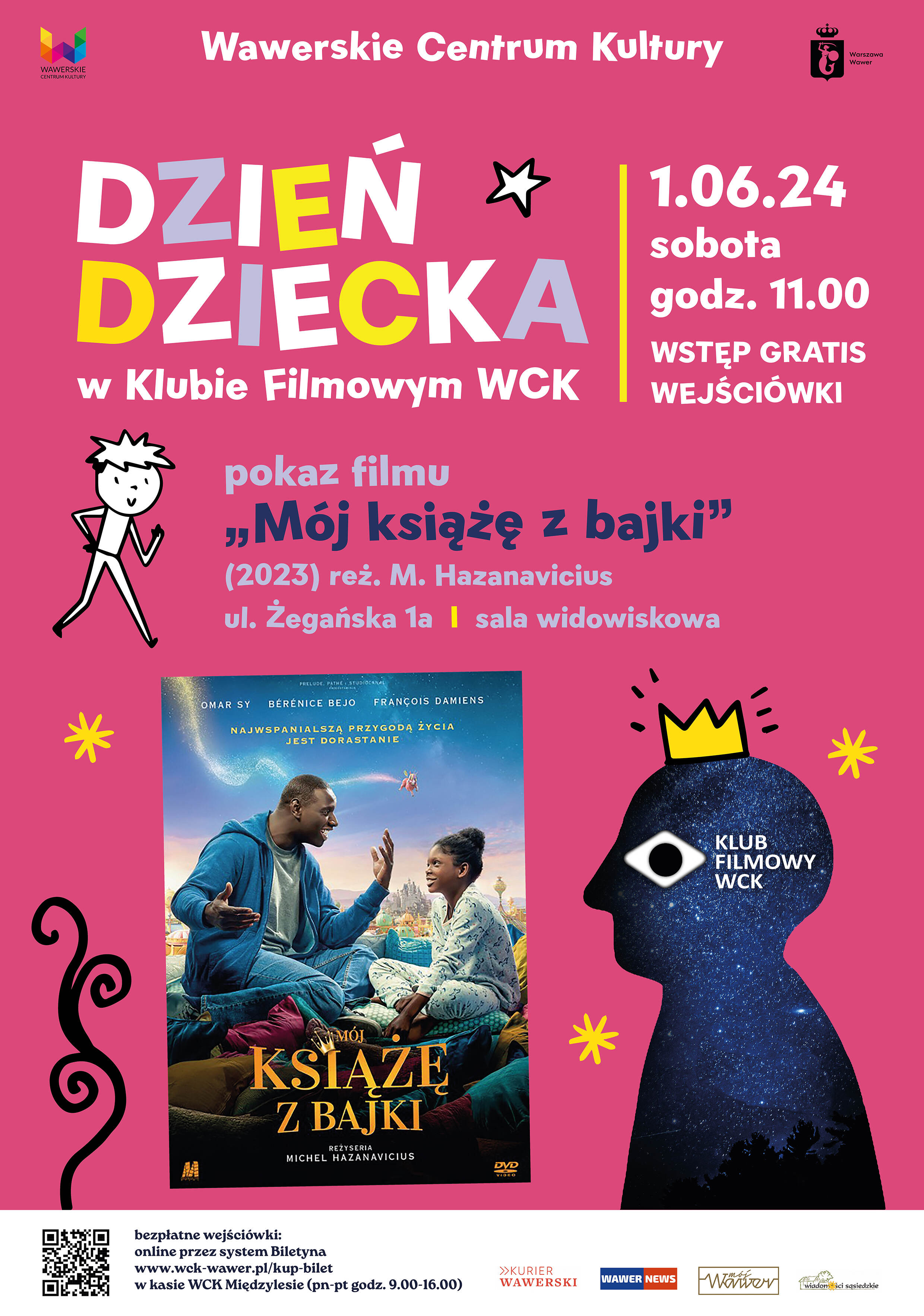 Dzień Dziecka W Klubie Filmowym WCK: MÓJ KSIĄŻĘ Z BAJKI (2023) Reż. M ...