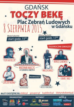 Gdańsk Toczy Bekę 2015 - Bilety na kabaret