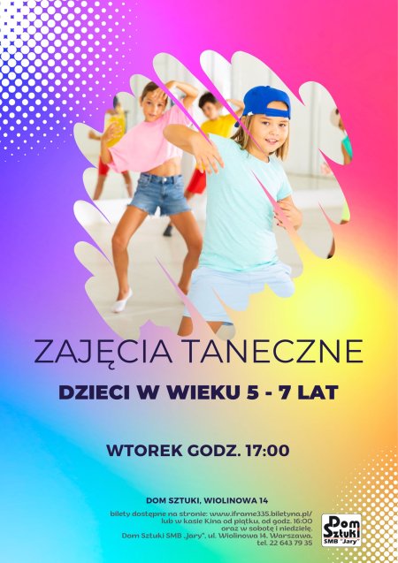 Taniec nowoczesny - wtorki - dla dzieci