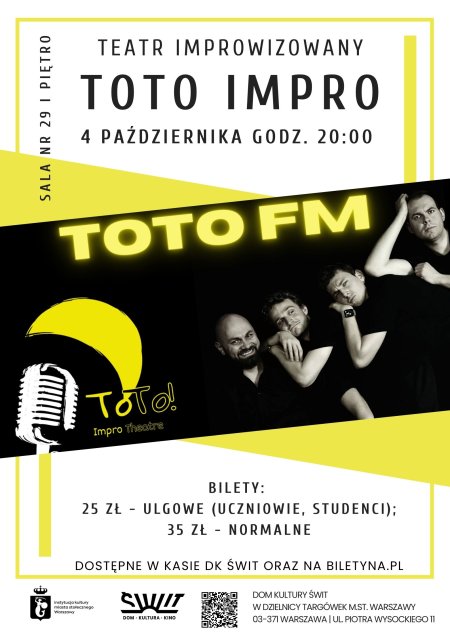 ToTo Impro - spektakl improwizowany "TOTO FM" - spektakl