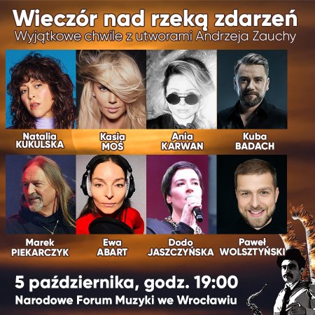 Wieczór nad rzeką zdarzeń Andrzeja Zauchy - koncert