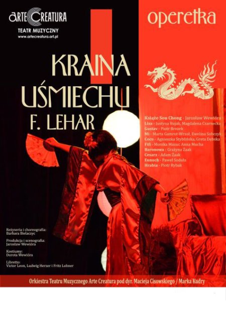 "Kraina usmiechu F.Lehara" operetka - Arte Creatura Teatr Muzyczny - opera