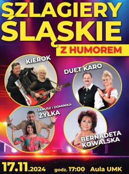 Szlagiery Śląskie z humorem - koncert