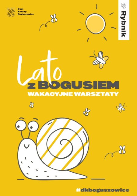 Boguś pszczelarz! - Warsztat przyrodniczy "Z pamiętnika ślimaka Bogusia" - dla dzieci