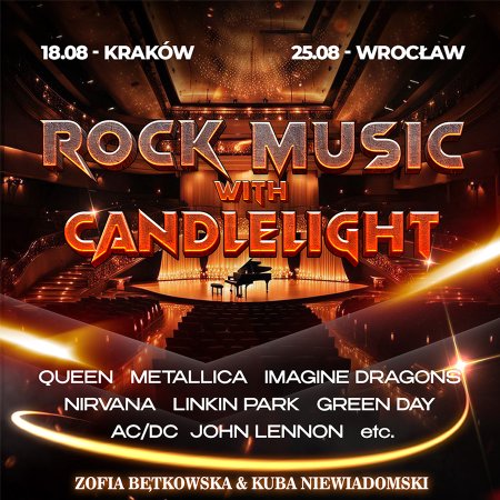 Piano Best Covers: Rock Music with Candlelight - koncert