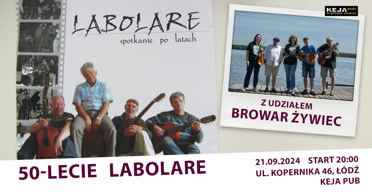 Plakat 50 lecie Labolare z udziałem zespołu Browar Żywiec 341407