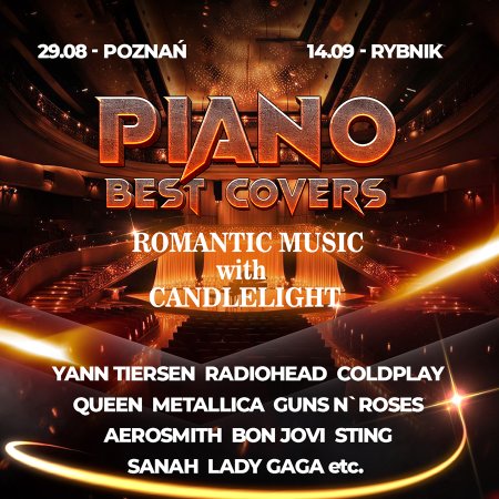 Piano Best Covers: Romantic Music with candlelight - koncert