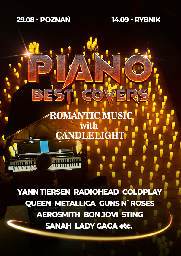 Plakat Piano Best Covers: Romantic Music with candlelight 341392