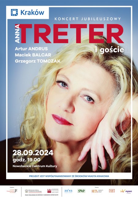 ANNA TRETER i Goście - KONCERT JUBILEUSZOWY - koncert