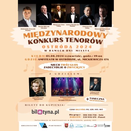 Międzynarodowy Konkurs Tenorów Ostróda 2024 - koncert