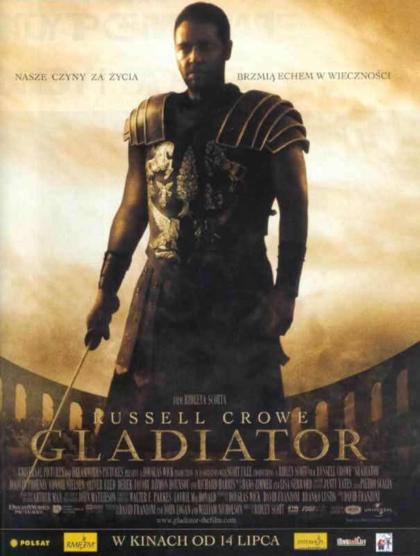 Wydarzenie: Gladiator, Kiedy? 2024-10-23 20:00, Gdzie? Kino Kameralne Cafe