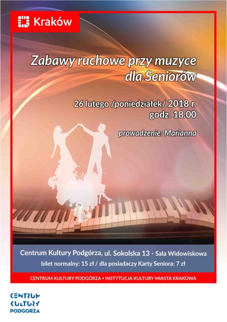 Zabawy ruchowe przy muzyce dla seniorów - koncert