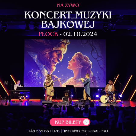 Interaktywny KONCERT MUZYKI BAJKOWEJ - dla dzieci