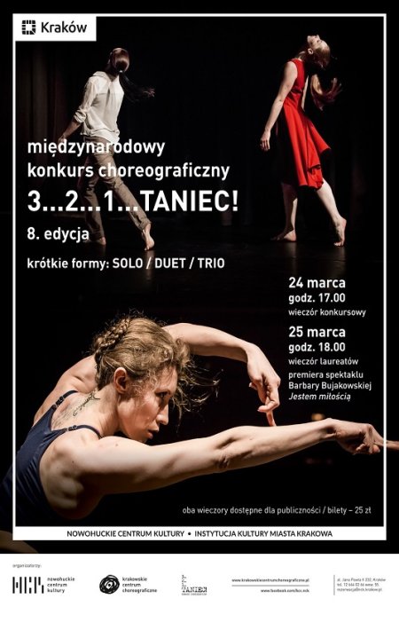 Wieczór laureatów konkursu choreograficznego 3...2...1...TANIEC! oraz premiera "Jestem miłością" - spektakl