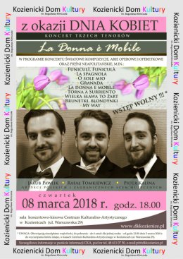 Koncert Trzech Tenorów La Donna e Mobile - koncert