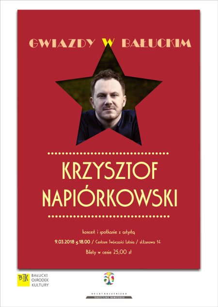 Gwiazdy w Bałuckim: Krzysztof Napiórkowski, koncert i spotkanie z artystą - koncert