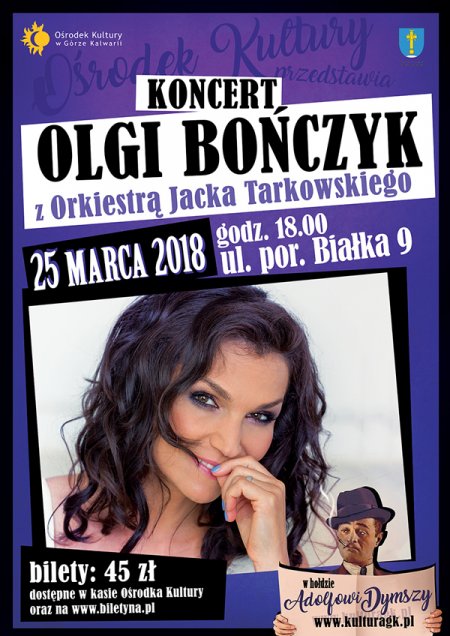 Olga Bończyk z orkiestrą Jacka Tarkowskiego - W hołdzie Adolfowi Dymszy - koncert
