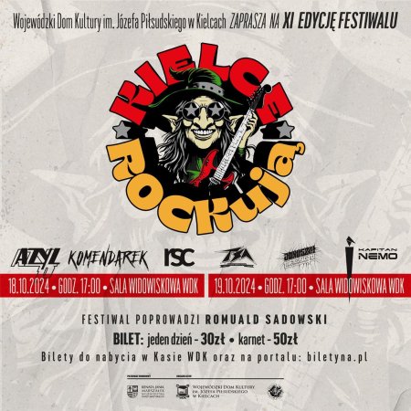 Kielce ROCKują - karnet - koncert