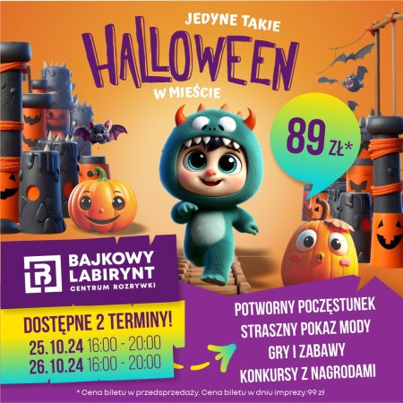 Jedyne Takie Halloween w Mieście - Łódź 2024 - dla dzieci