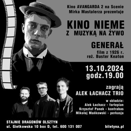 Kino Awangarda 2: &quot;Generał&quot; z muzyka na żywo Aleksander Łachacz Trio - inne