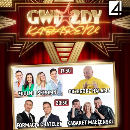 Gwiazdy Kabaretu - realizacja telewizji TV4: Formacja Chatelet i Kabaret Małżeński - kabaret