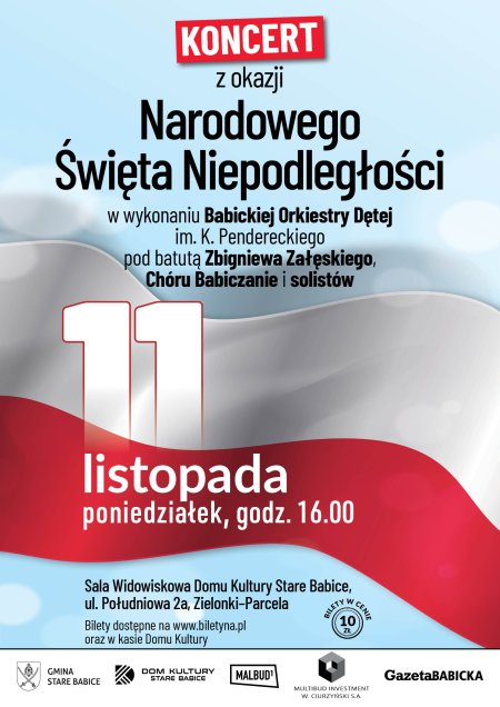Koncert z okazji Narodowego Święta Niepodległości - koncert