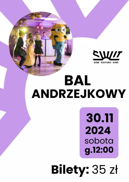 Bal andrzejkowy dla dzieci - dla dzieci