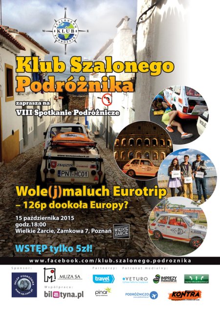 Klub szalonego podróżnika - Wole(j)maluch Eurotrip - 126p dookoła Europy? - inne