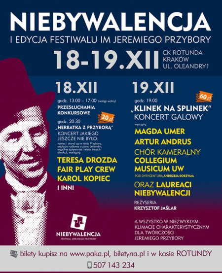 Niebywalencja - I edycja festiwalu im. Jeremiego Przybory - kabaret